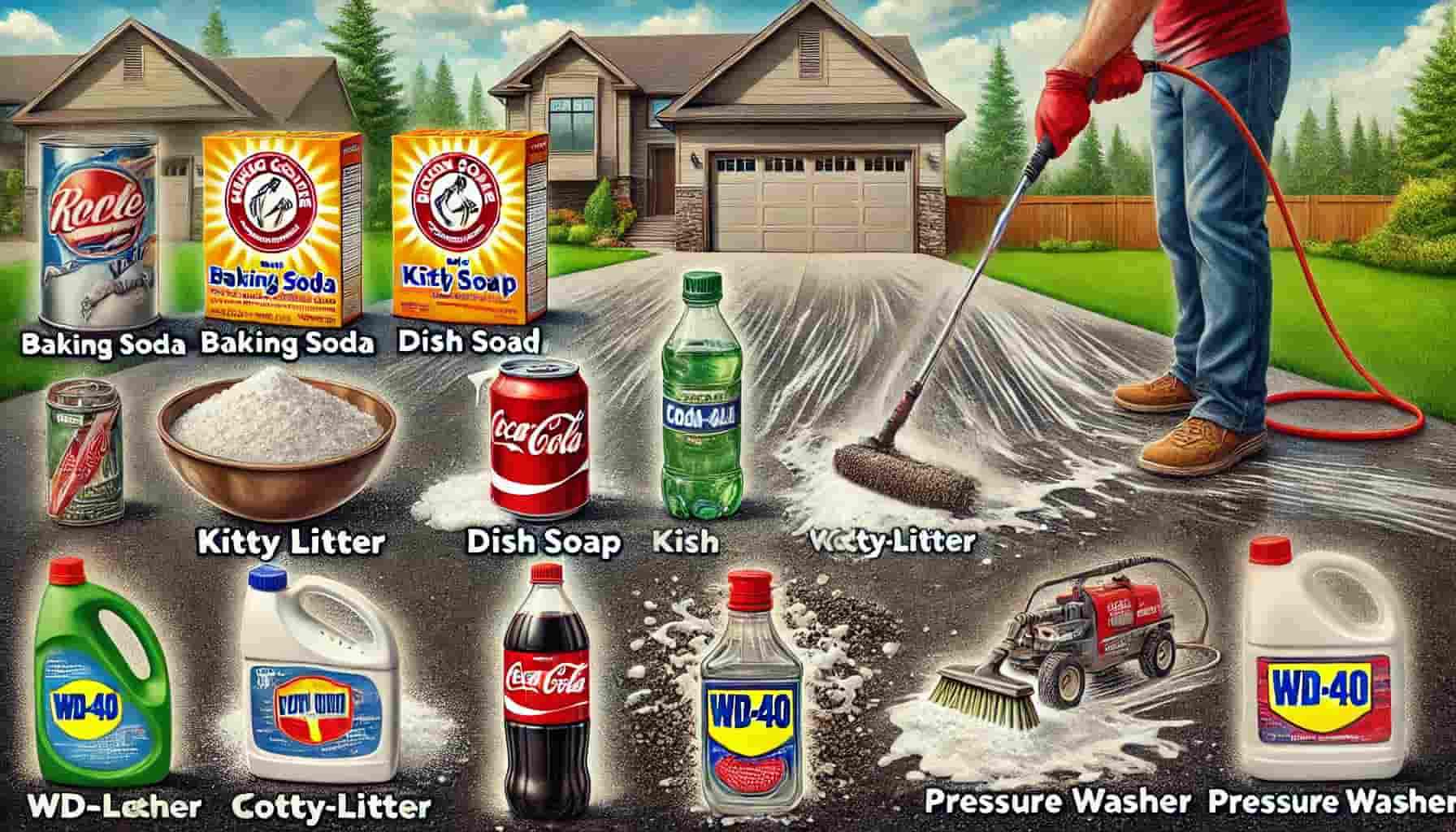 Best Methods for Removing Oil Stains from Driveways