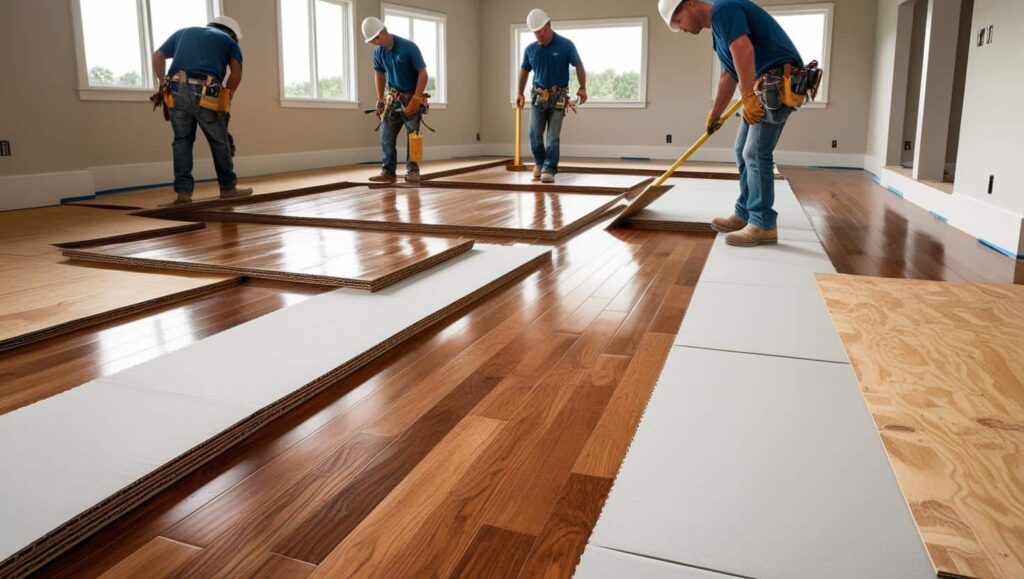 Hardwood Floor Protection During Construction