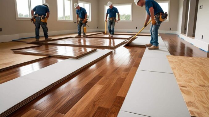 Hardwood Floor Protection During Construction