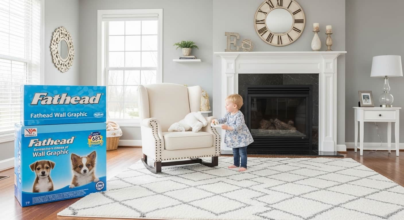How the Look What Mom Found Fathead Wall Graphic Giveaway Works