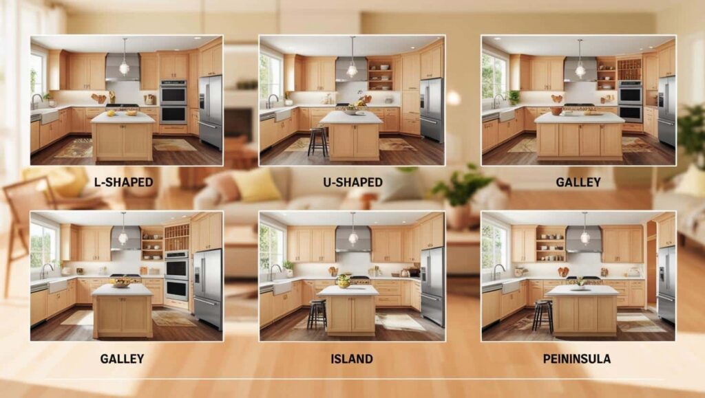 What Are the Different Types of Kitchen Layouts?