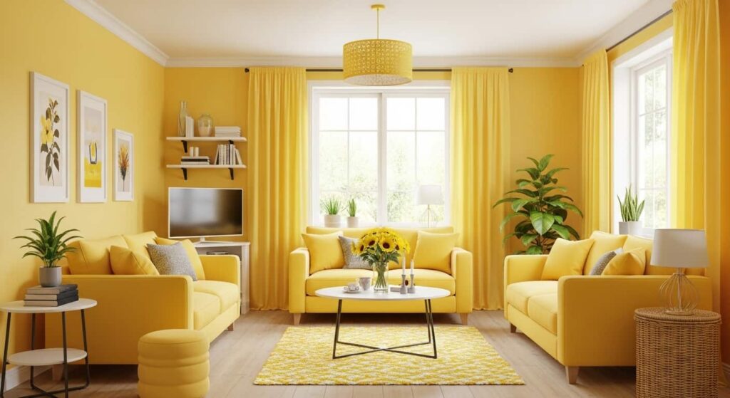 30 Yellow Living Room 2025 Ideas That Will Brighten Your Home with Warmth, Color, and Style
