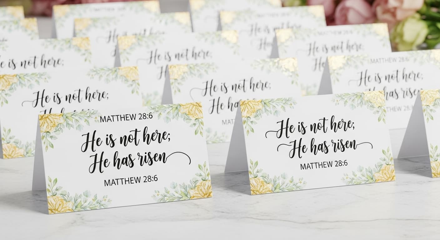 Scripture Verse Place Cards