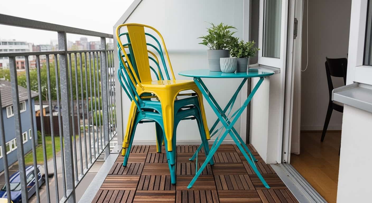 Stackable Metal Bistro Chairs