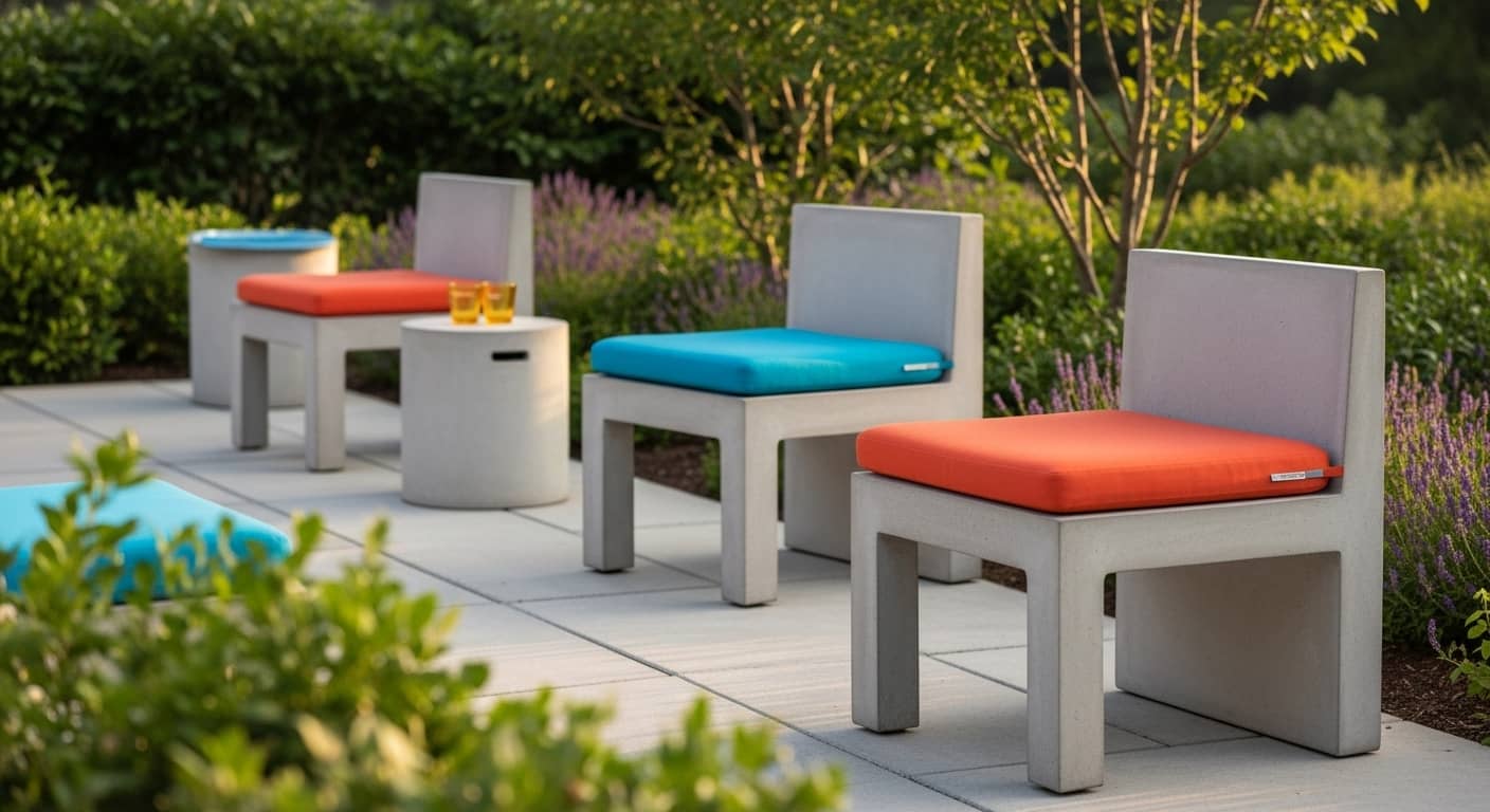 Minimalist Concrete Chairs