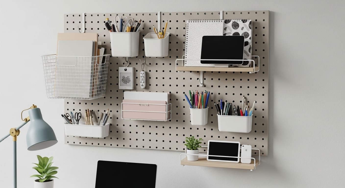 Pegboard Organization