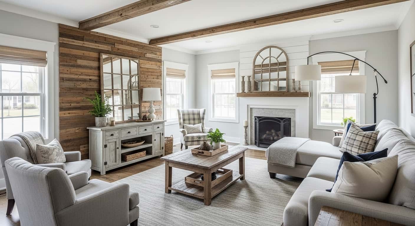 Room-by-Room Ideas for Rustic-Modern Farmhouse Decor