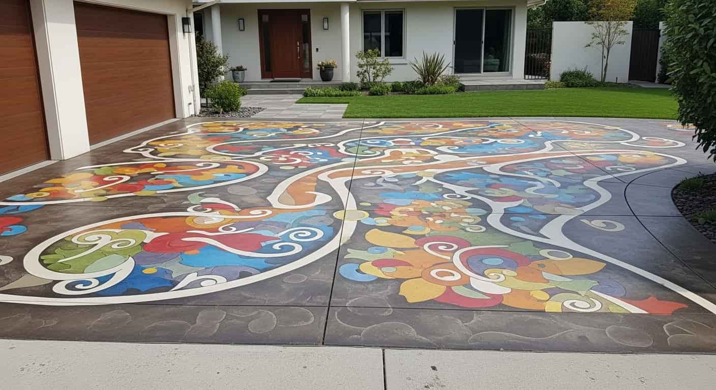 Stained Concrete Artistry