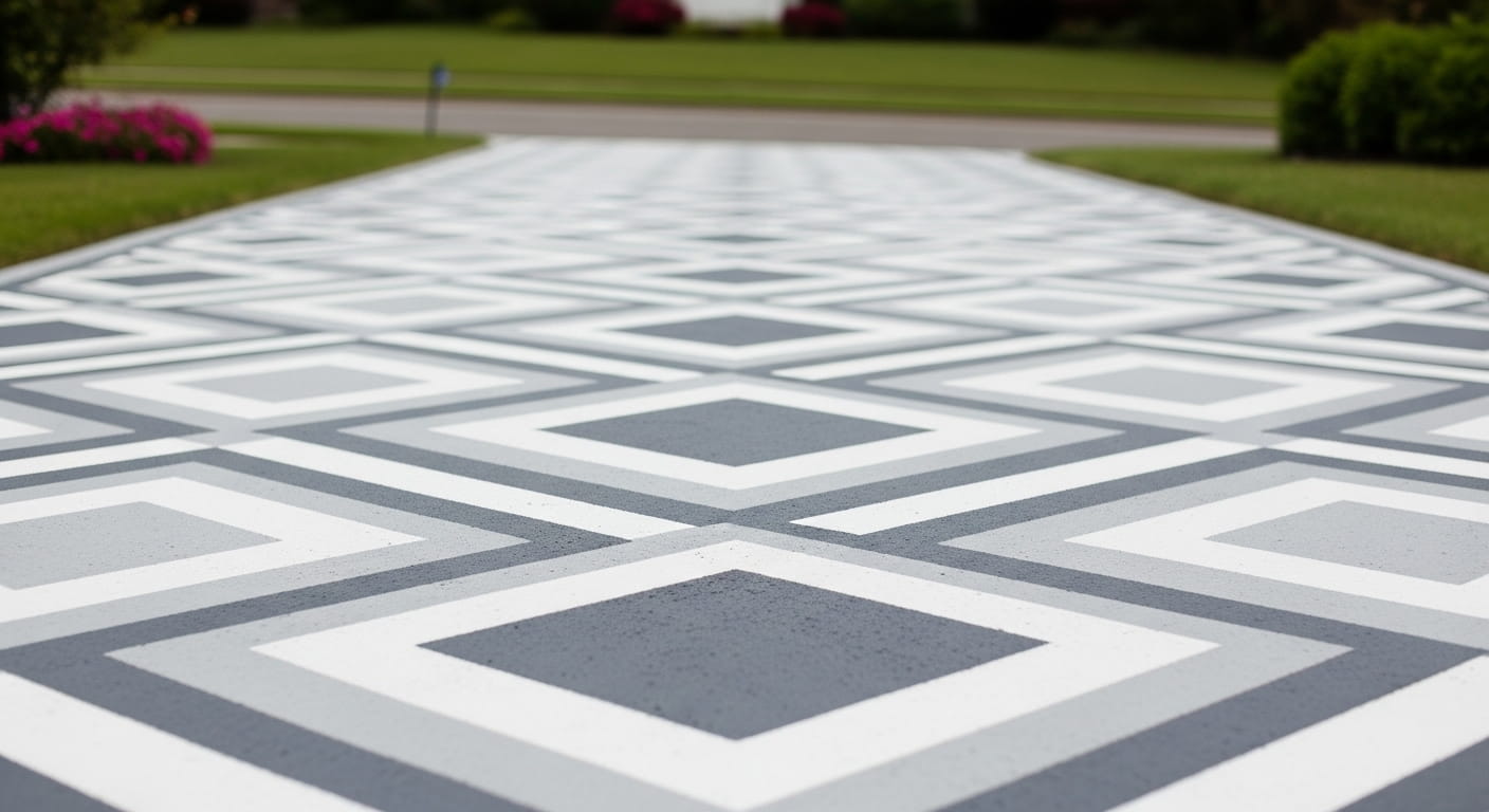 Painted Concrete Designs
