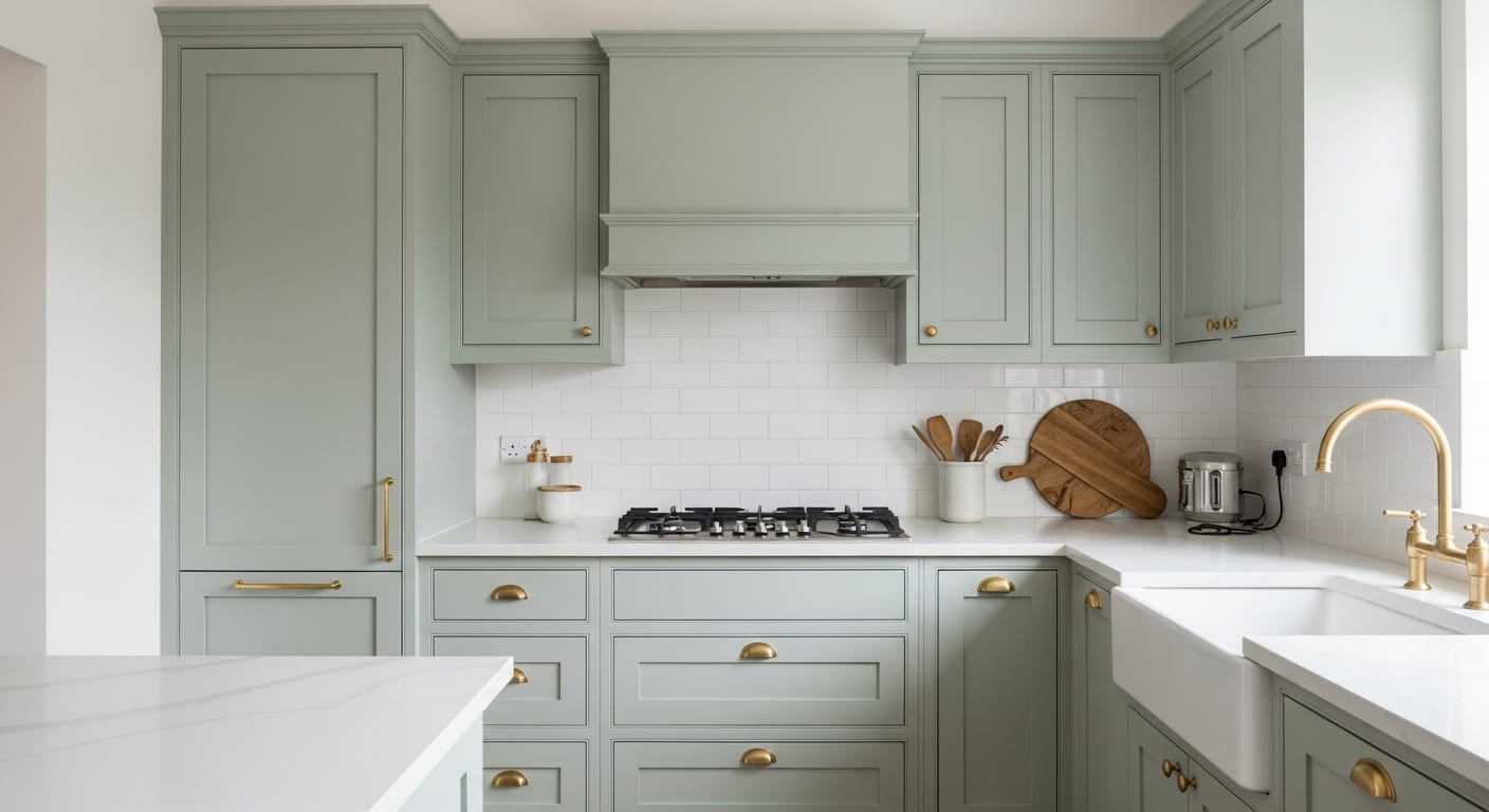 Sage Green Cabinets