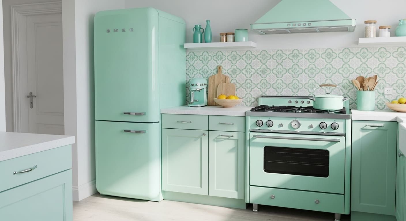 Mint Green Appliances