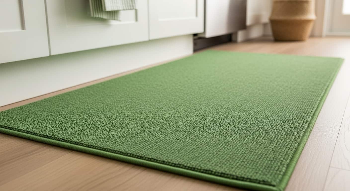 Green Kitchen Rug