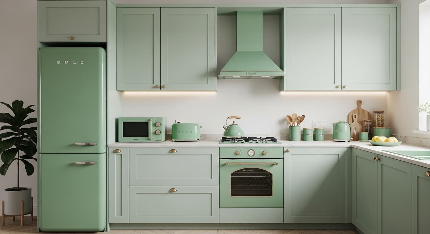 Green Appliances with Matching Accessories