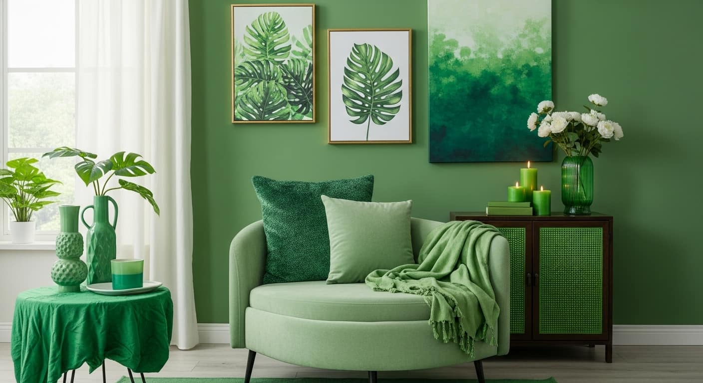 Green Accent Decor