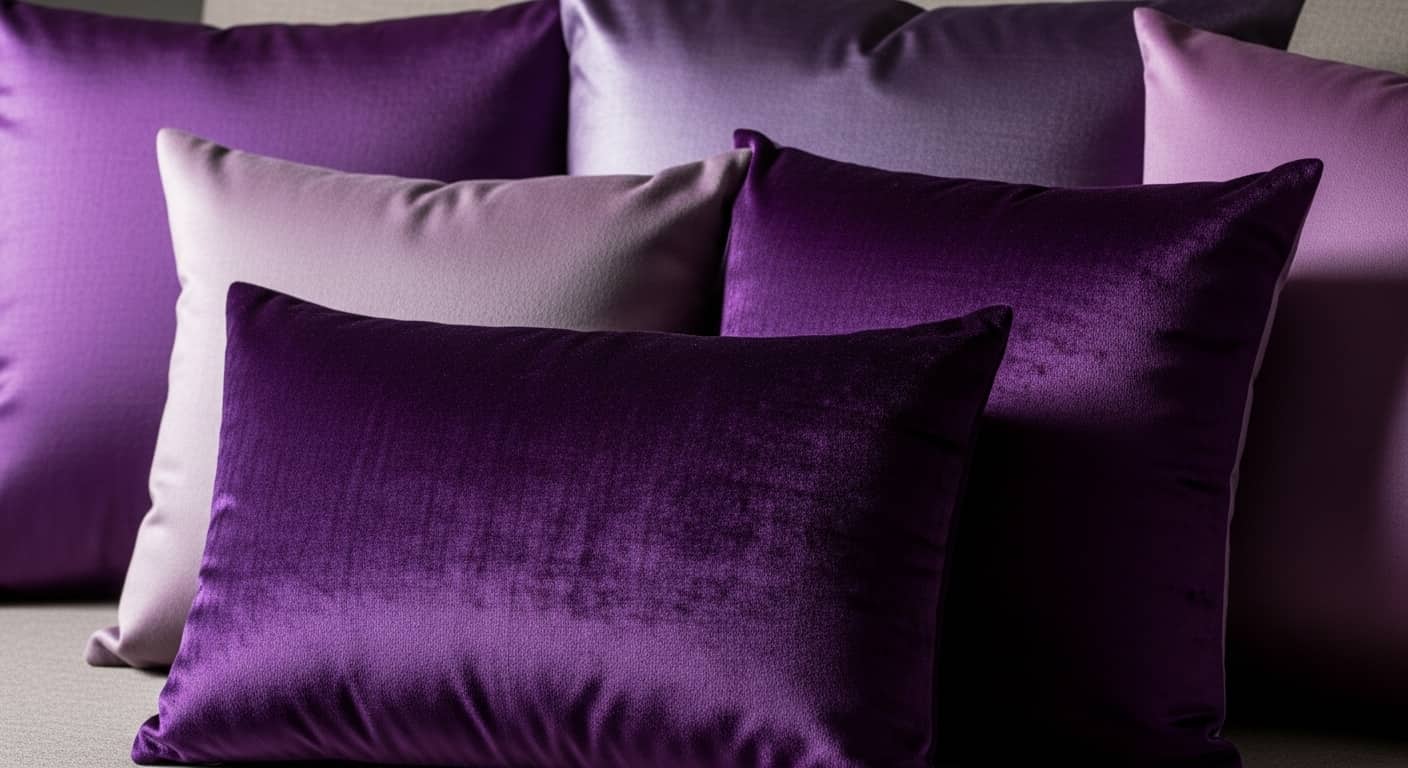 Violet Throw Pillows