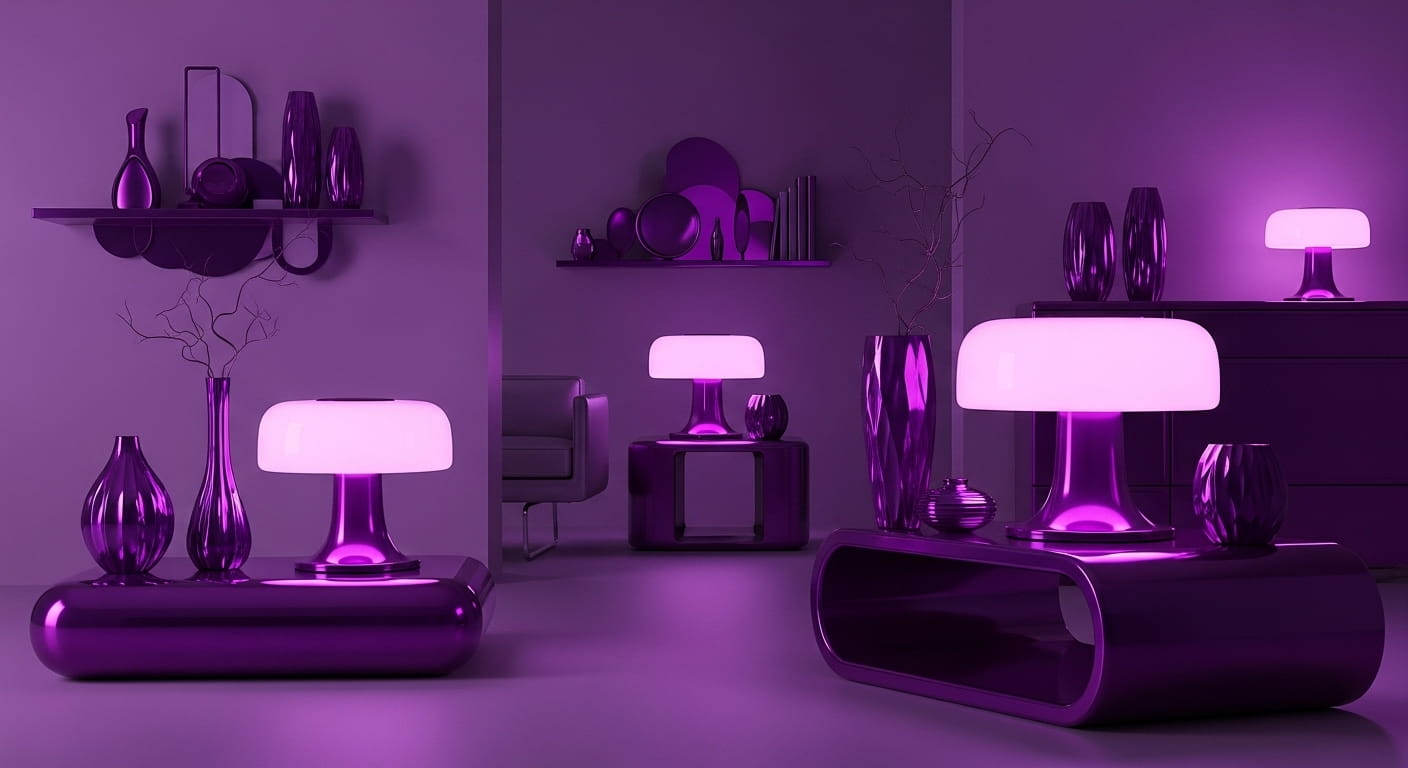 Metallic Purple Accents