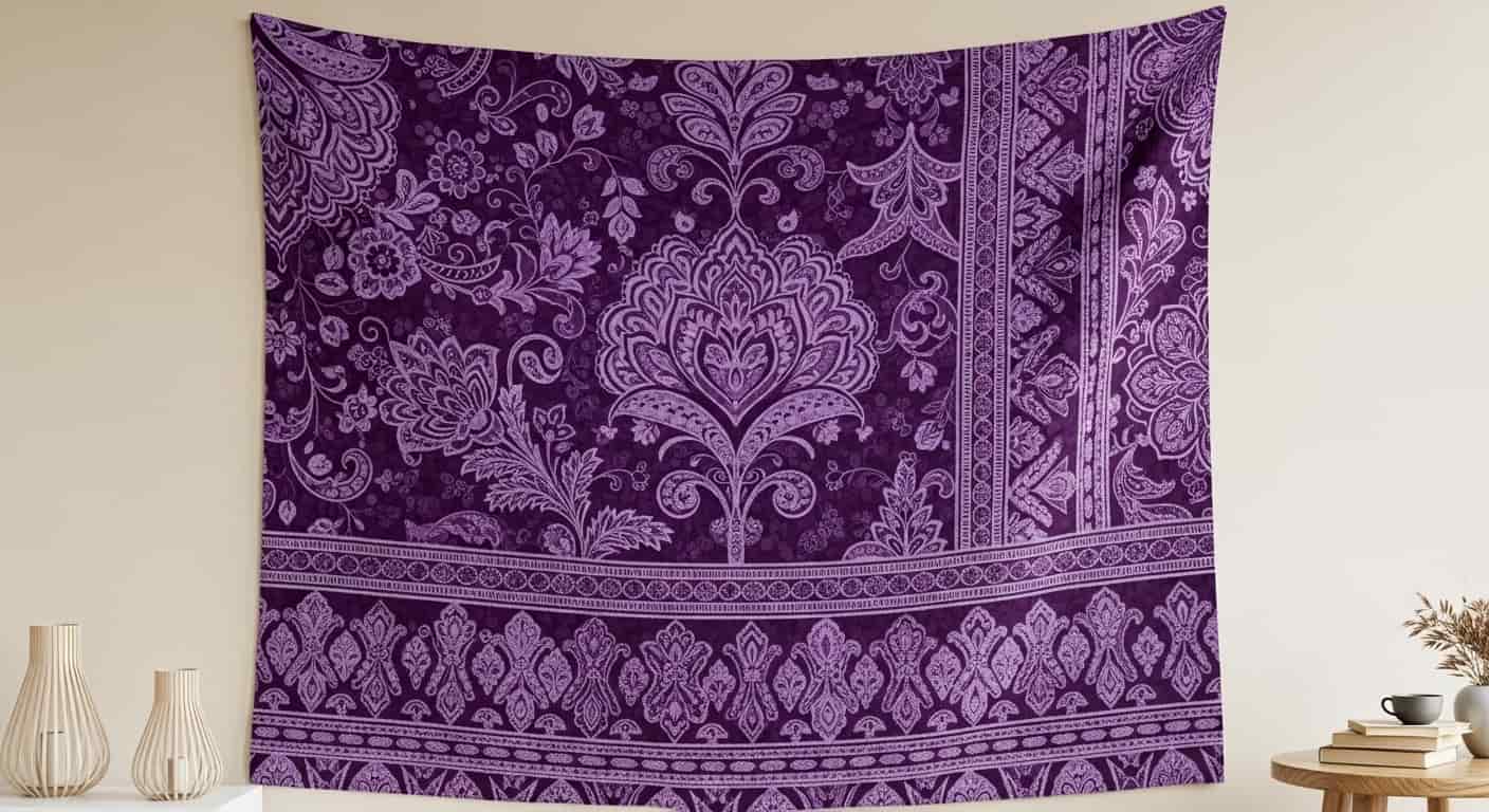 Purple Tapestry Wall Art