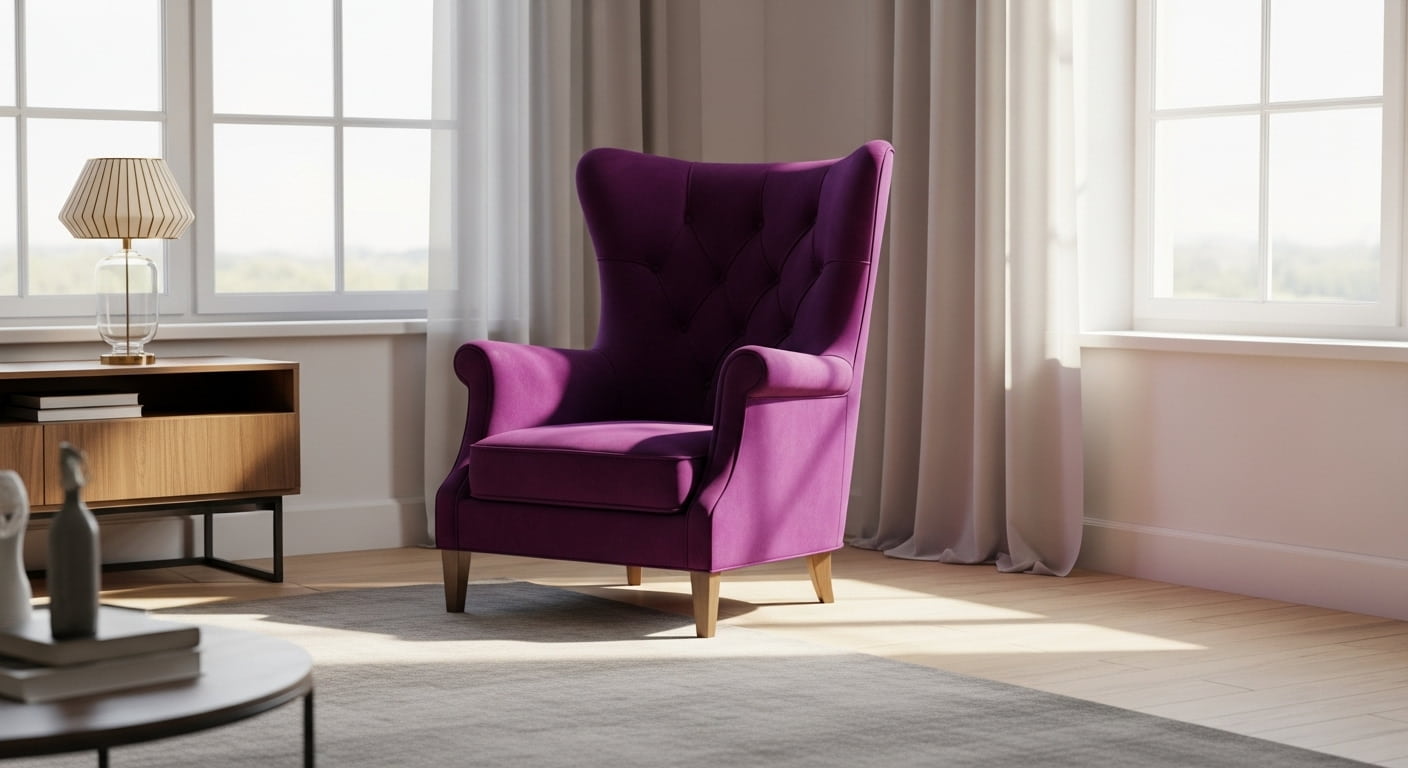 Purple Statement Chair