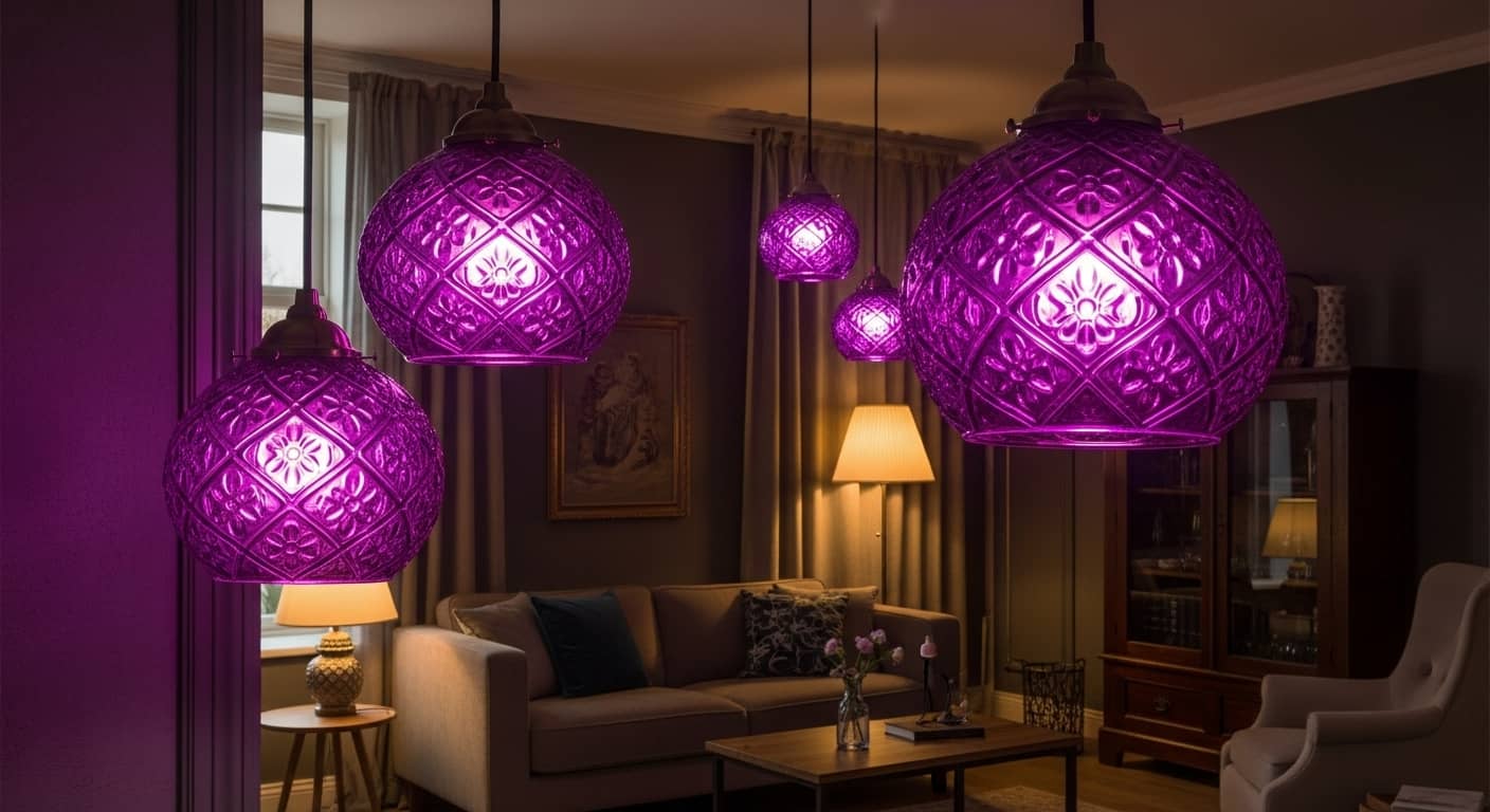 Purple Pendant Lighting