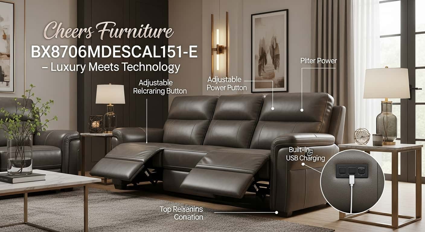 Key Features of the Cheers Furniture BX8706MDESCAL151-E