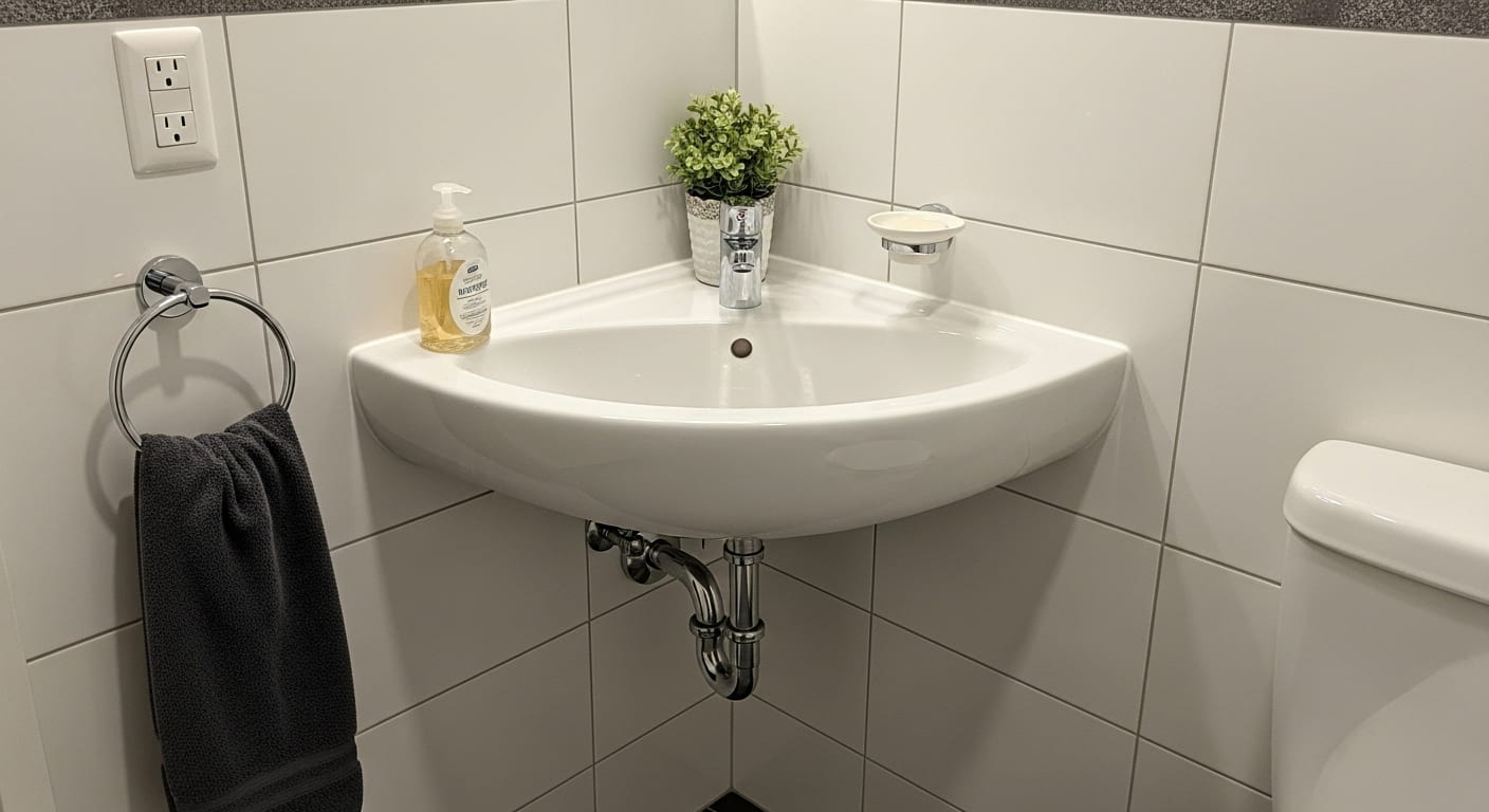 Install a Corner Sink