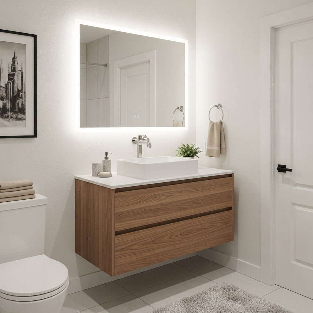 Try a Floating Vanity