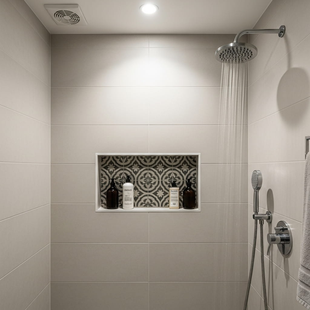 Install a Wall Niche in the Shower