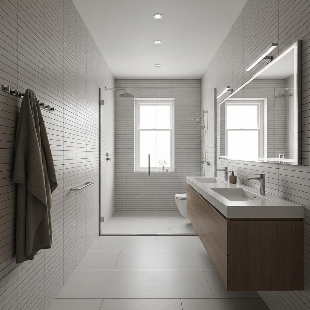 Narrow Bathroom