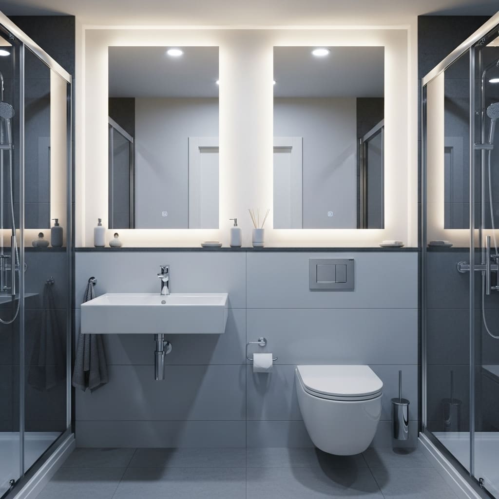 Square Small Bathroom