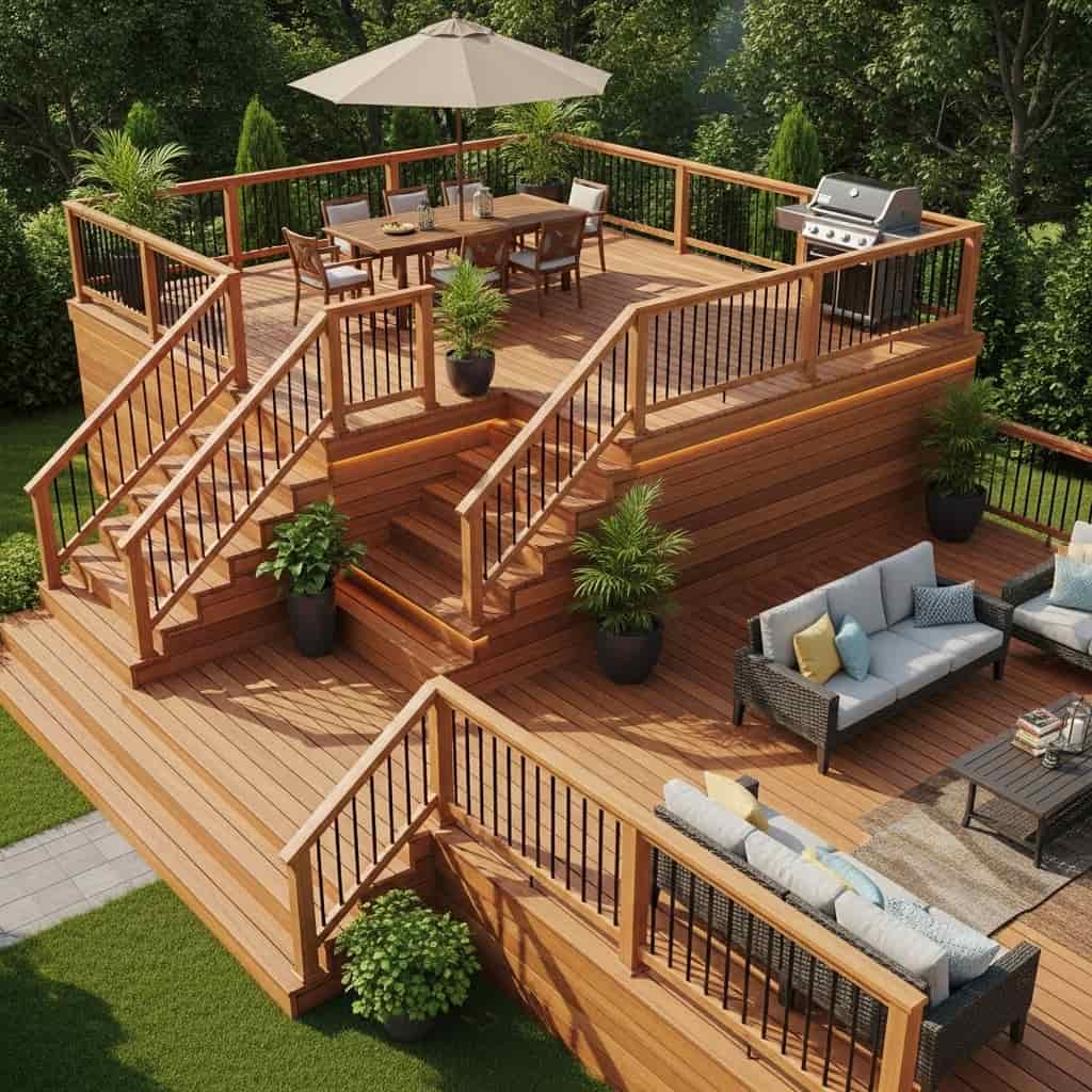 30 Stunning Wood Deck Ideas