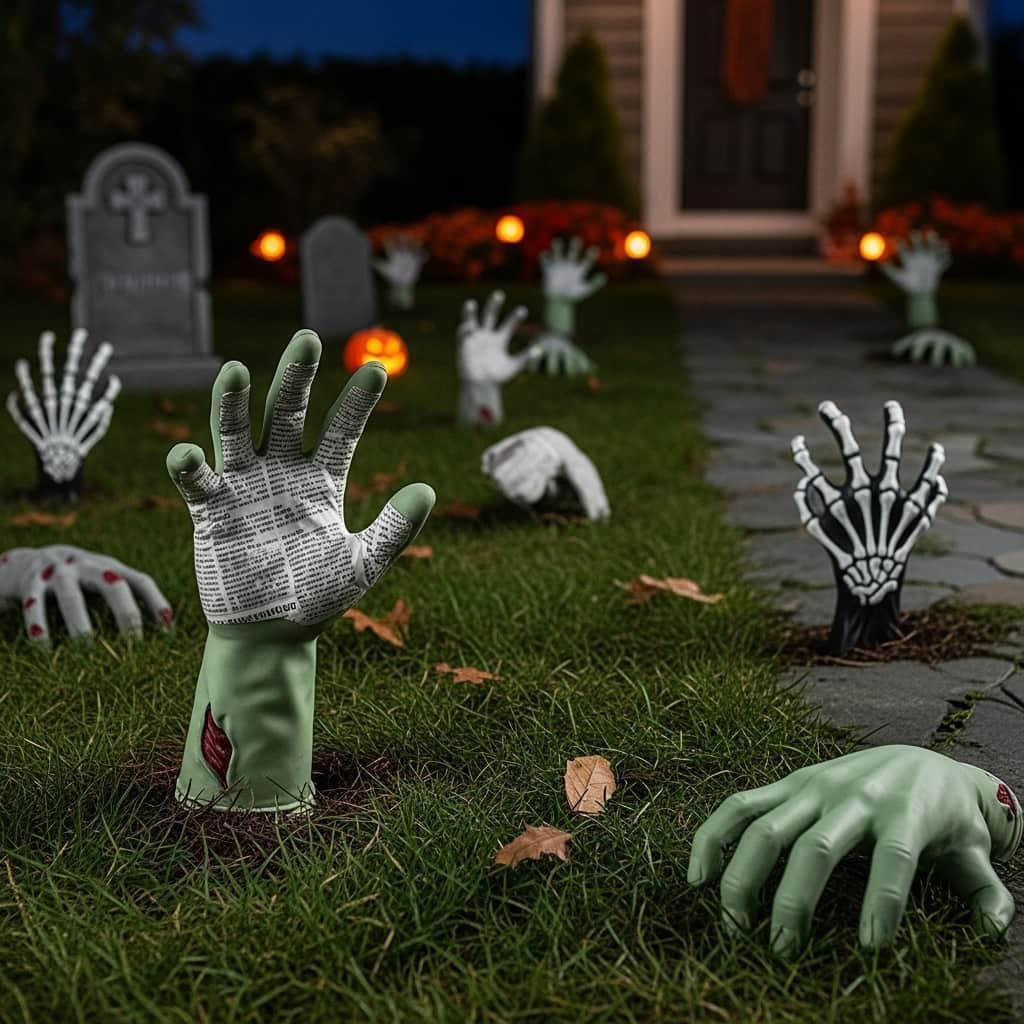 45 Easy & Budget-Friendly DIY Halloween Outdoor Decor Ideas