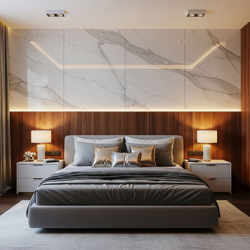 20 Bed Back Wall Design Ideas