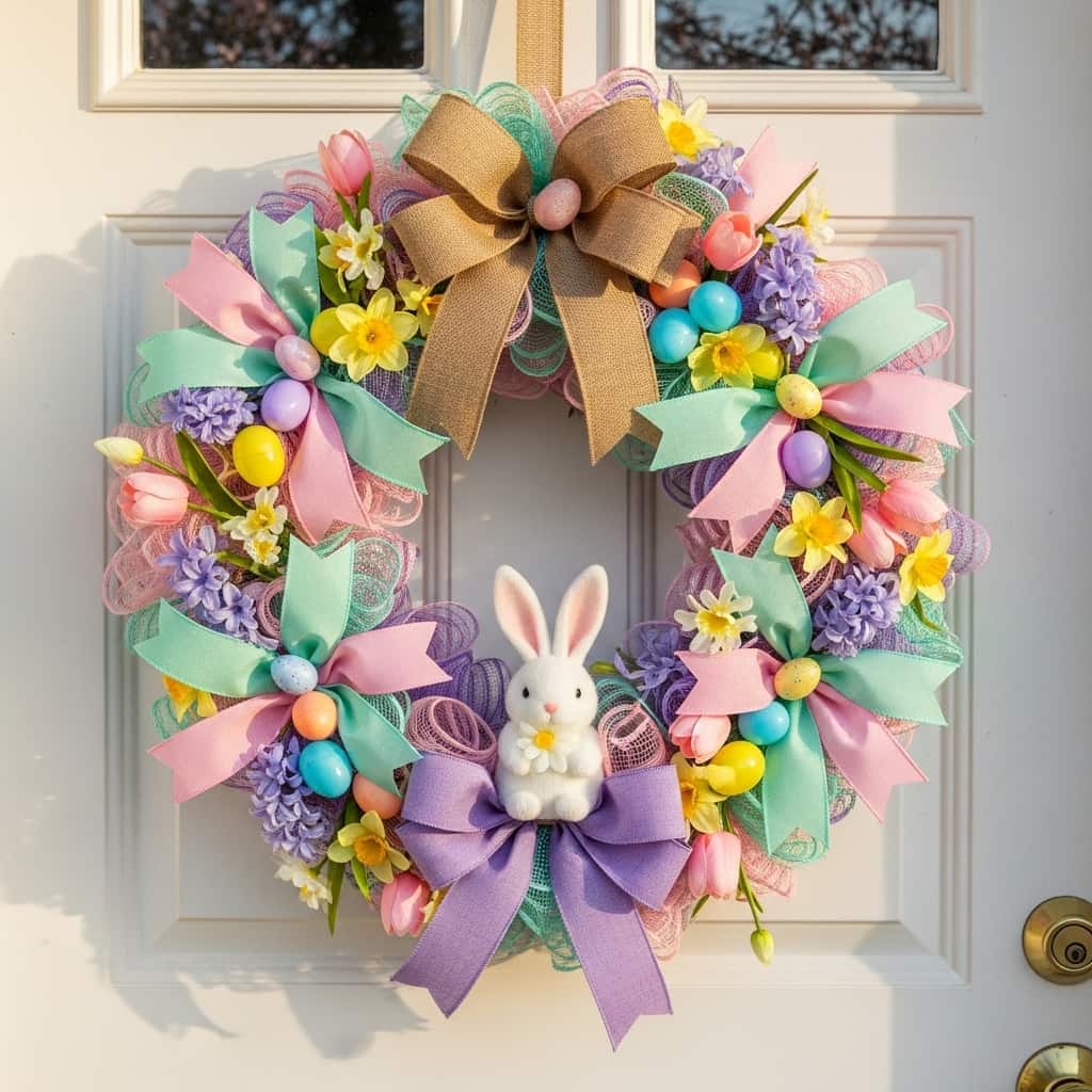 Create a Pastel Wreath for Your Front Door