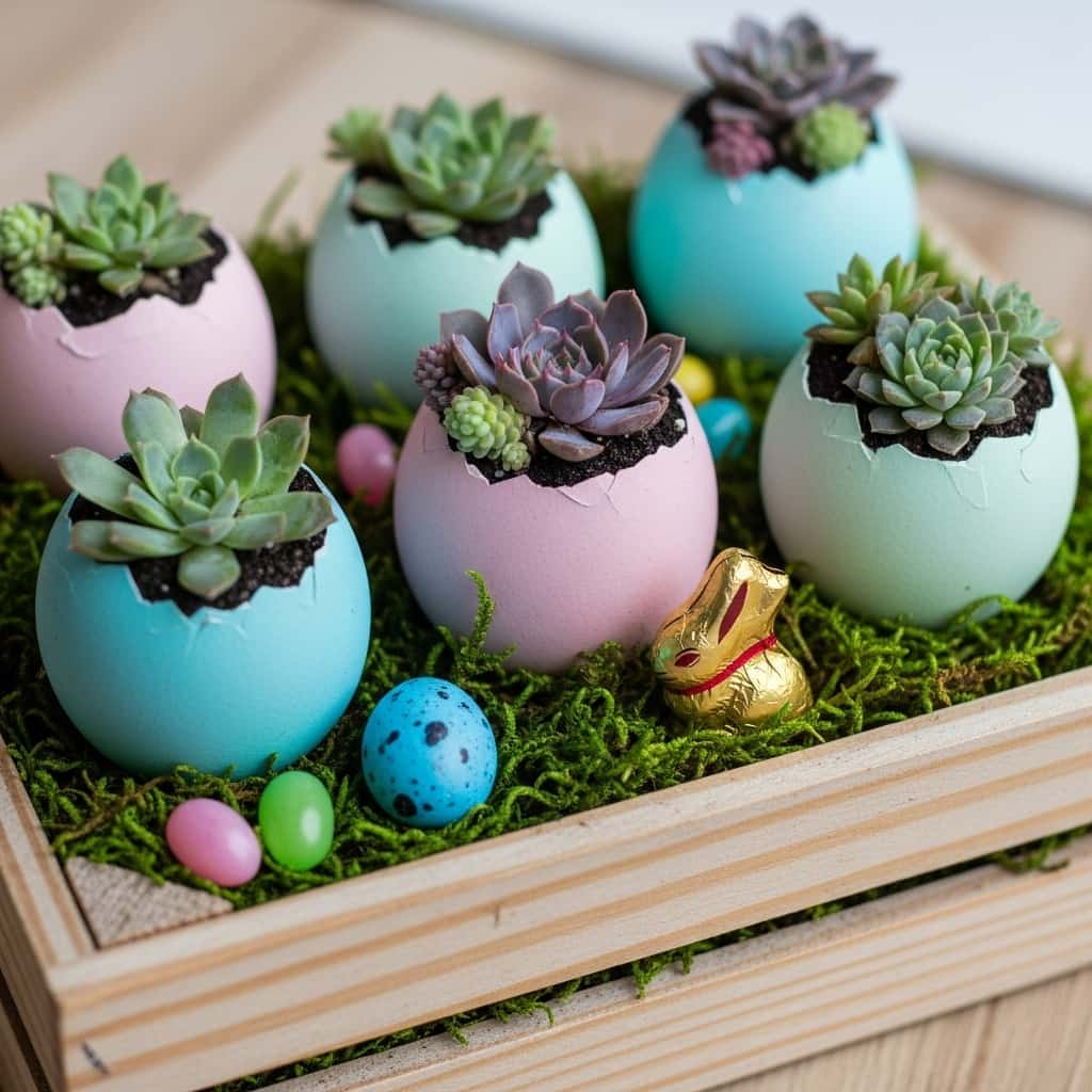 Use Eggshell Planters