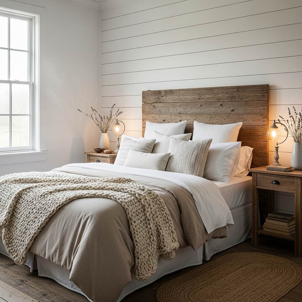 40 Farmhouse bedroom decor ideas