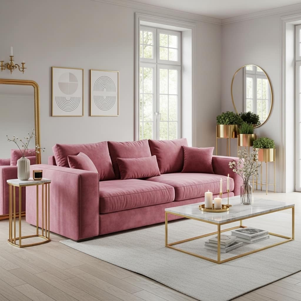 30 Pink Living room ideas