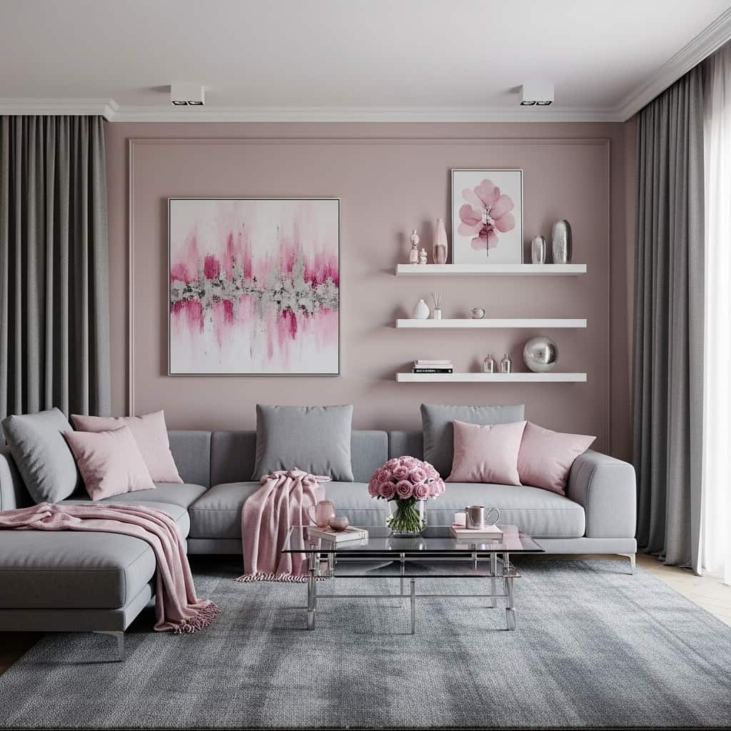 30 Pink Living room ideas