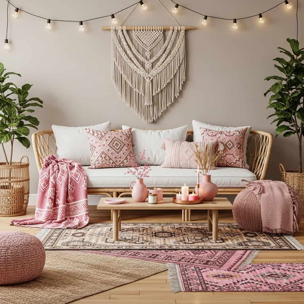 30 Pink Living room ideas