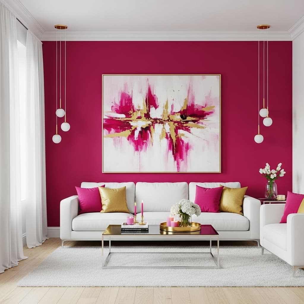 30 Pink Living room ideas