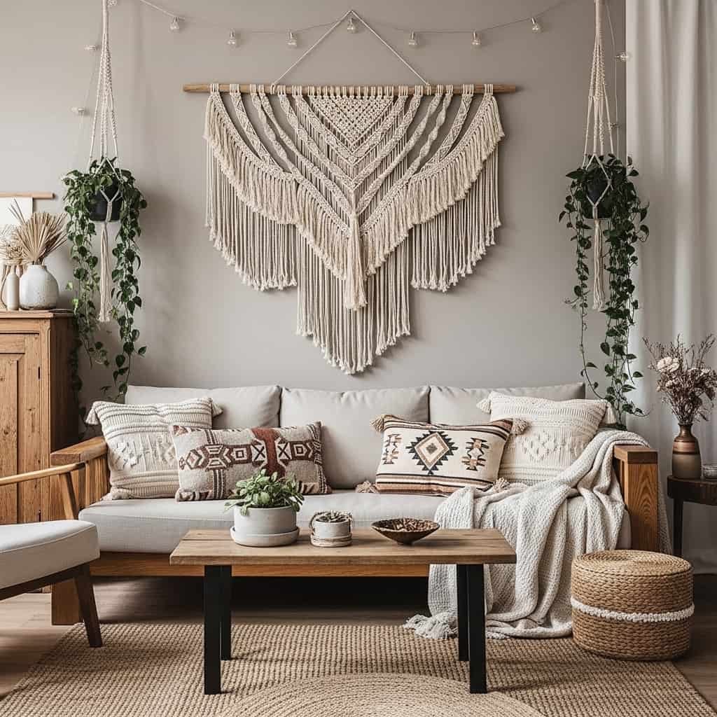 35 Boho Living Room Decor Ideas