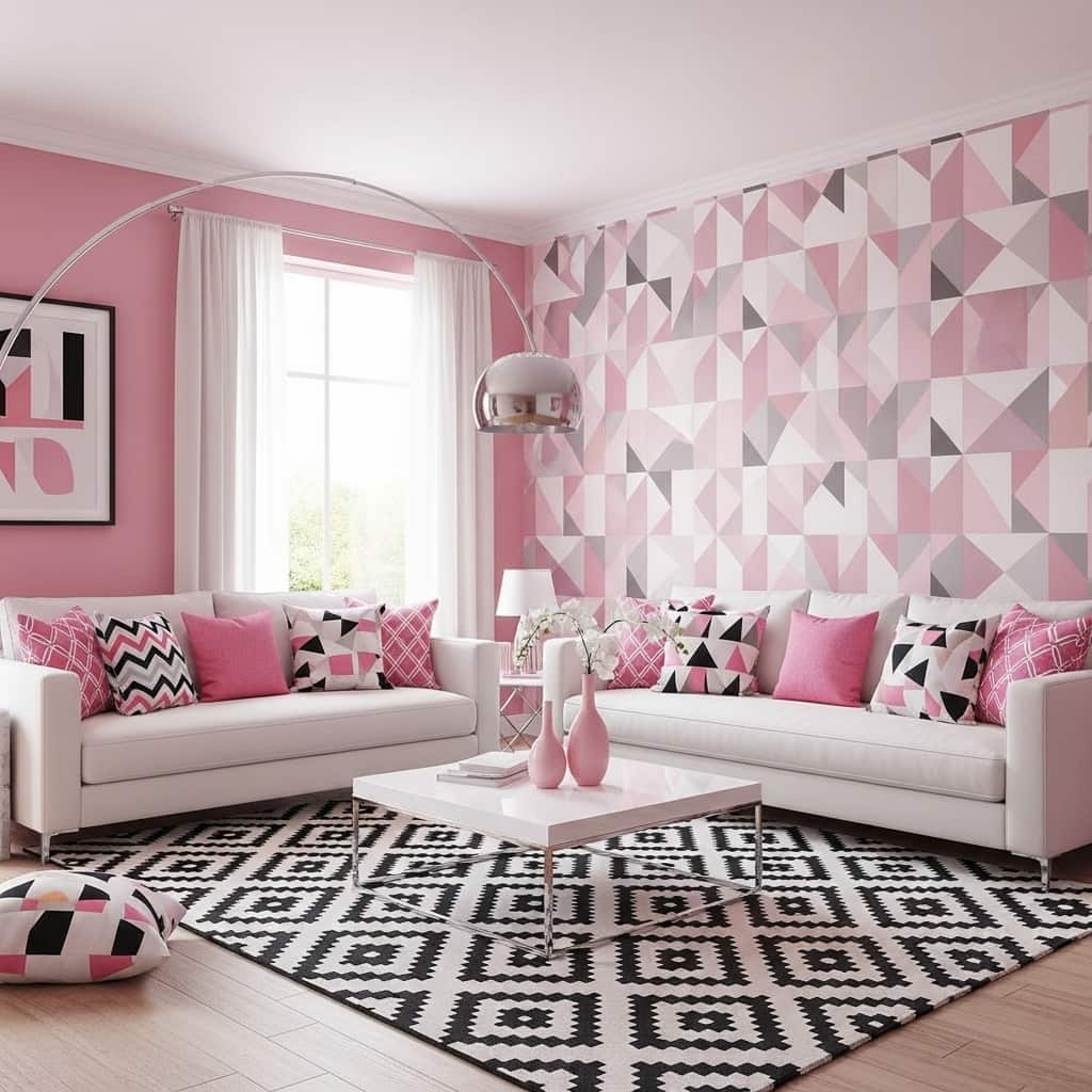 30 Pink Living room ideas