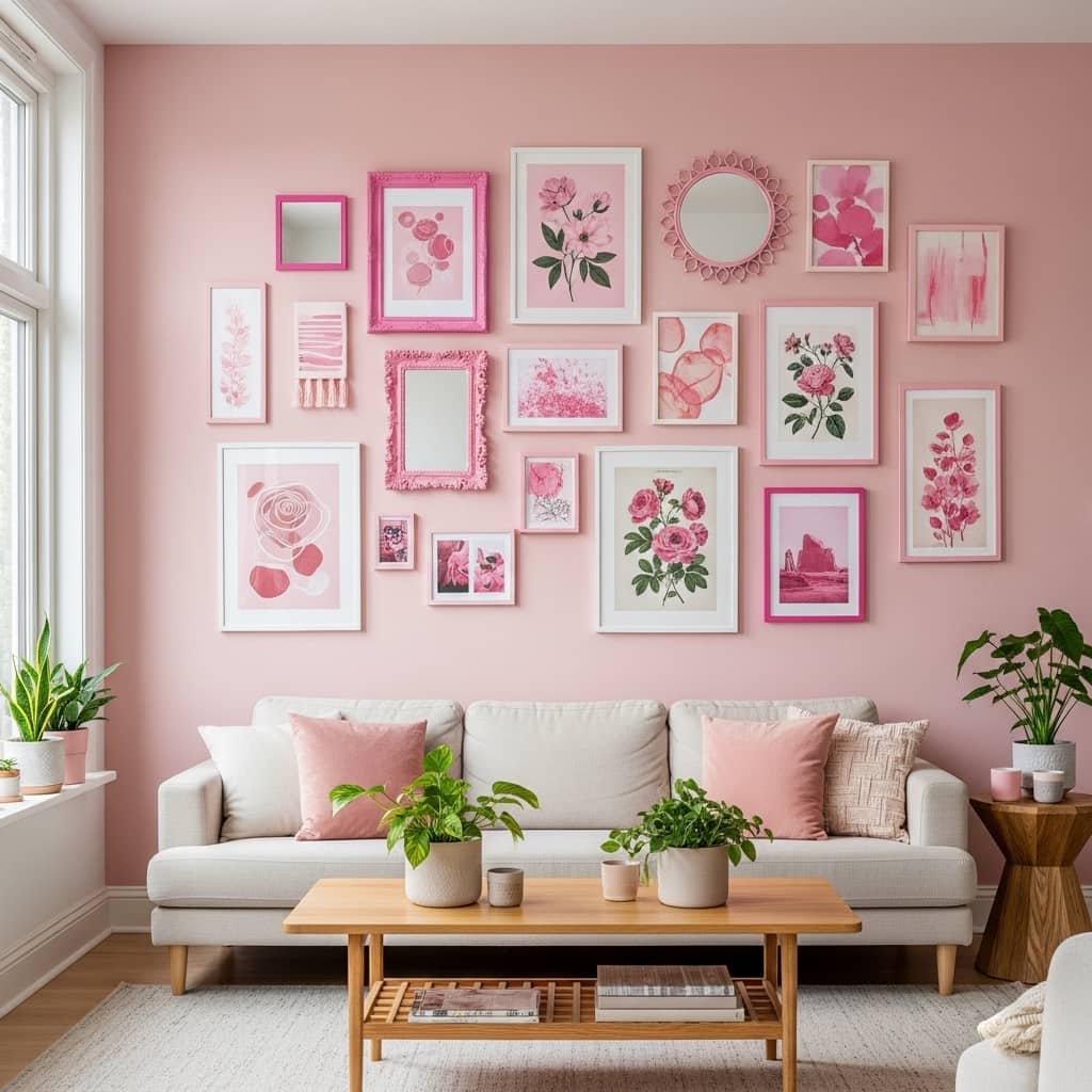 30 Pink Living room ideas
