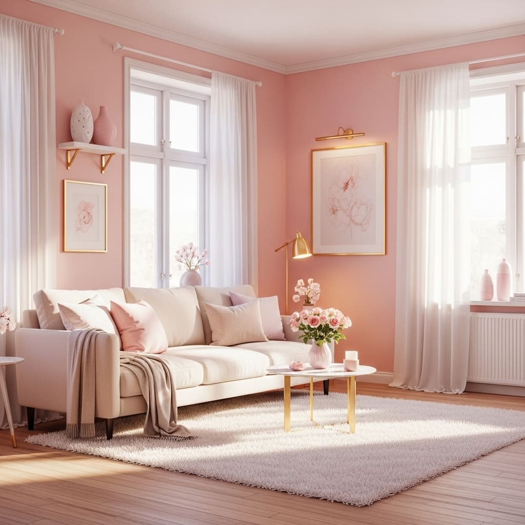 30 Pink Living room ideas