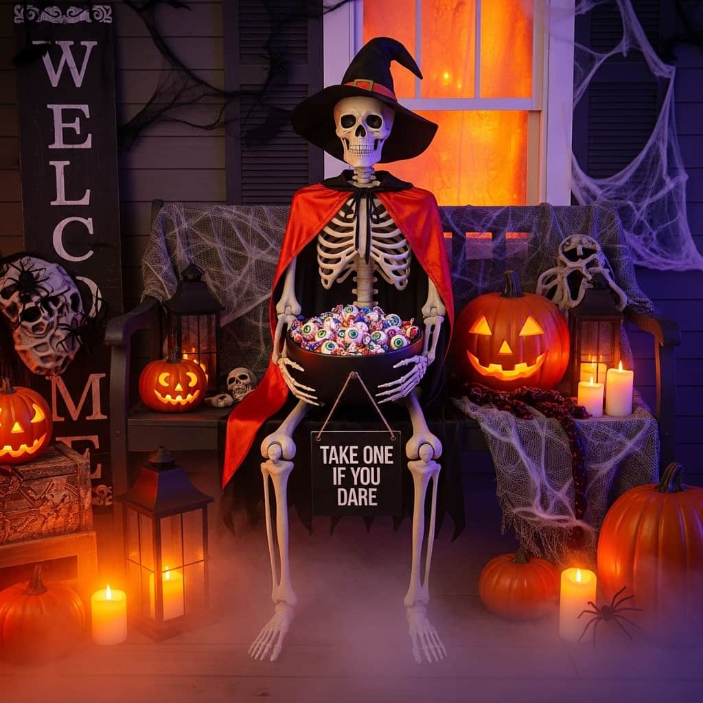45 Easy & Budget-Friendly DIY Halloween Outdoor Decor Ideas