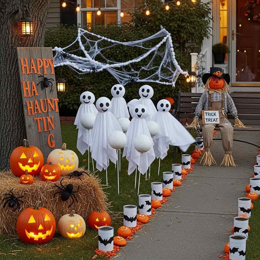 45 Easy & Budget-Friendly DIY Halloween Outdoor Decor Ideas