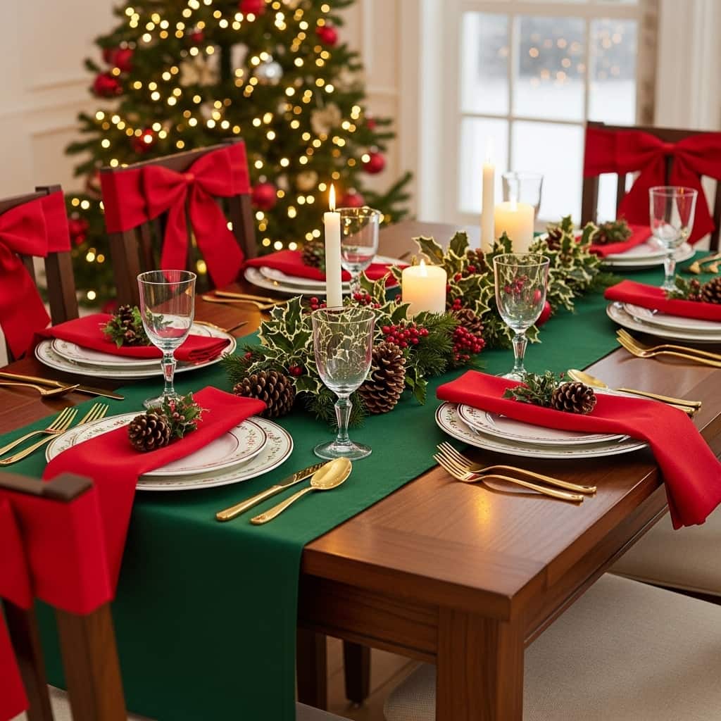 25 Christmas Table Decor Ideas