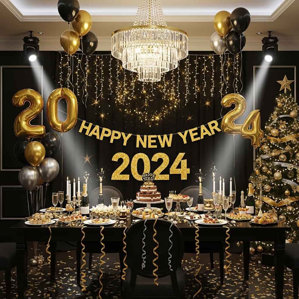 20 Stunning New Year’s Eve Decorations to Ring in the New Year in Style