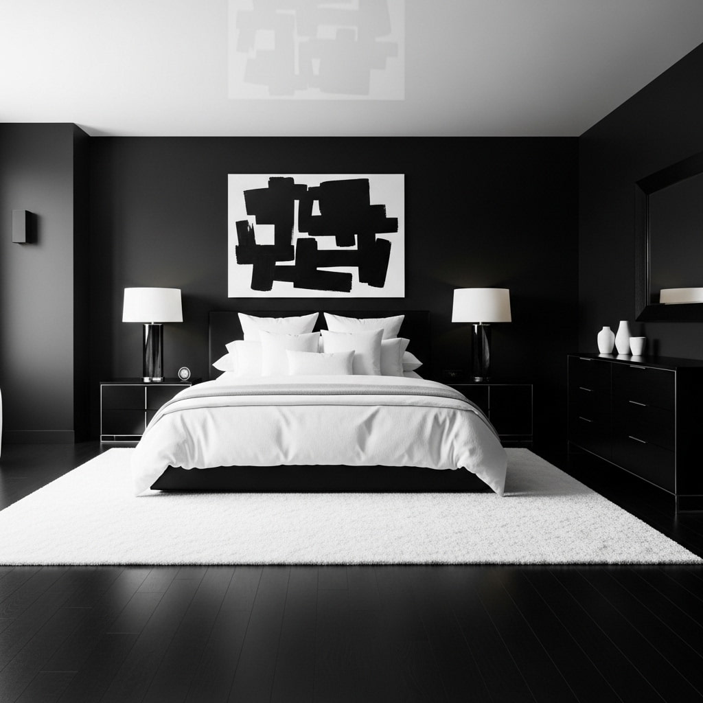 31 Black bedroom ideas