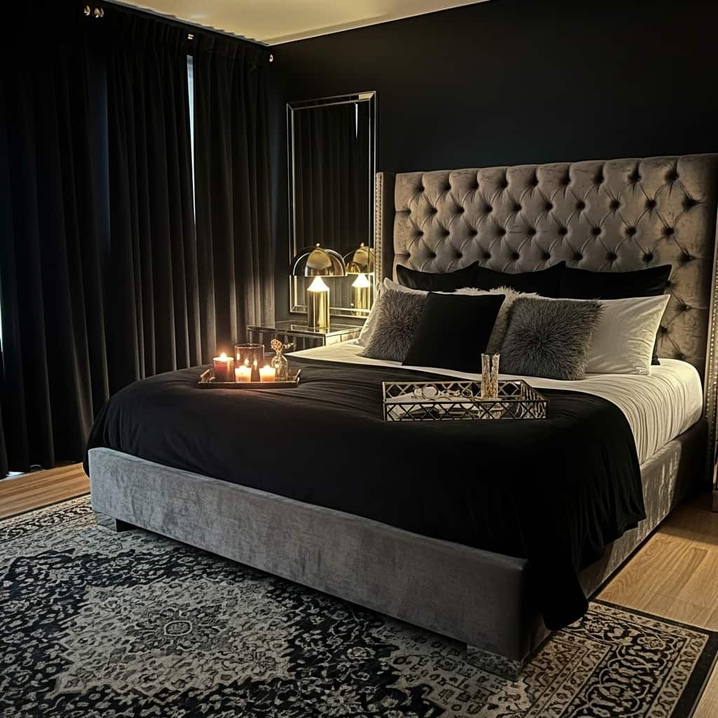 31 Black bedroom ideas
