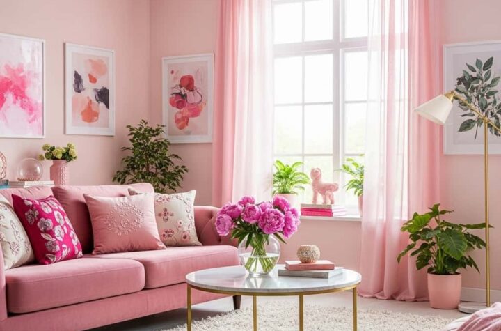 30 Pink Living Room Ideas to Brighten and Transform Your Space